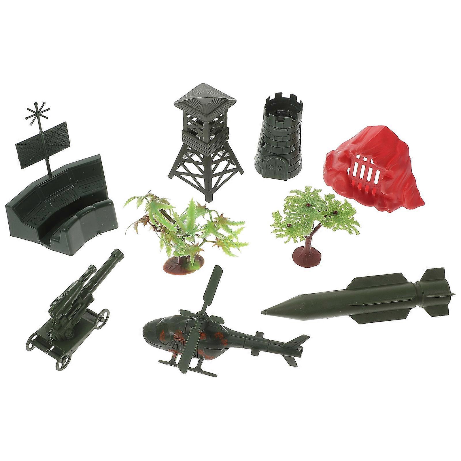 Kids Military Toys Set for 6Sets Pretend Play and Military Model Decor