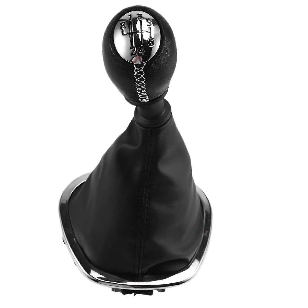 Car 6 Speed Gear Shift Knob with Dust Cover for 
