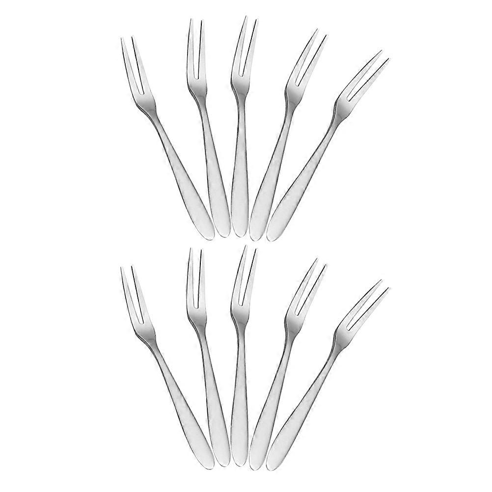 Compact Dessert Forks Serving Fruits Mirror Polished Finish Home Kitchen 24Pcs