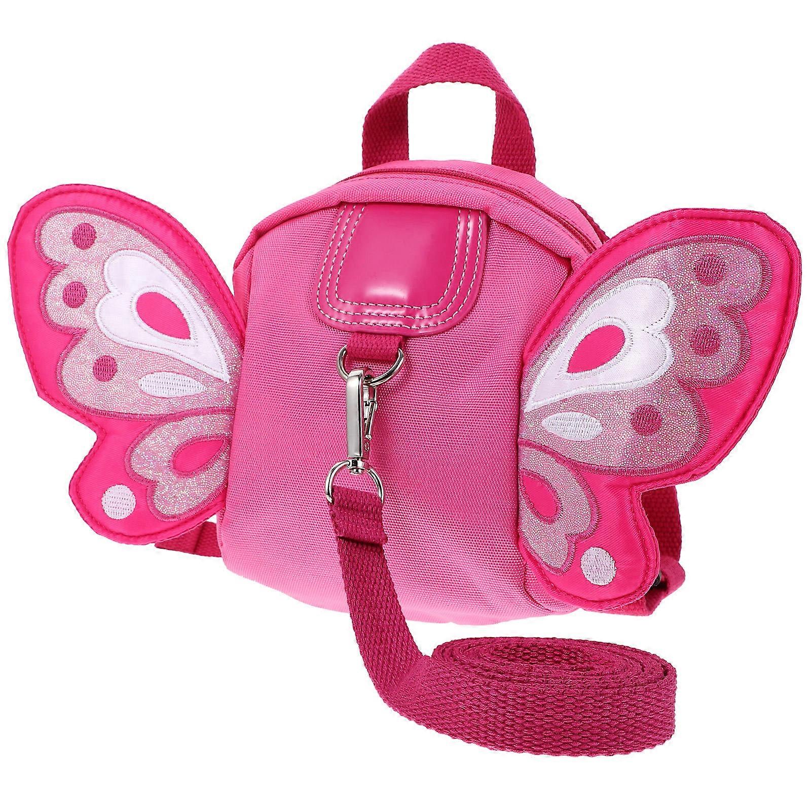 Baby Harness Small Backpack with Leash for Toddlers 2Pcs Pink Safety Use