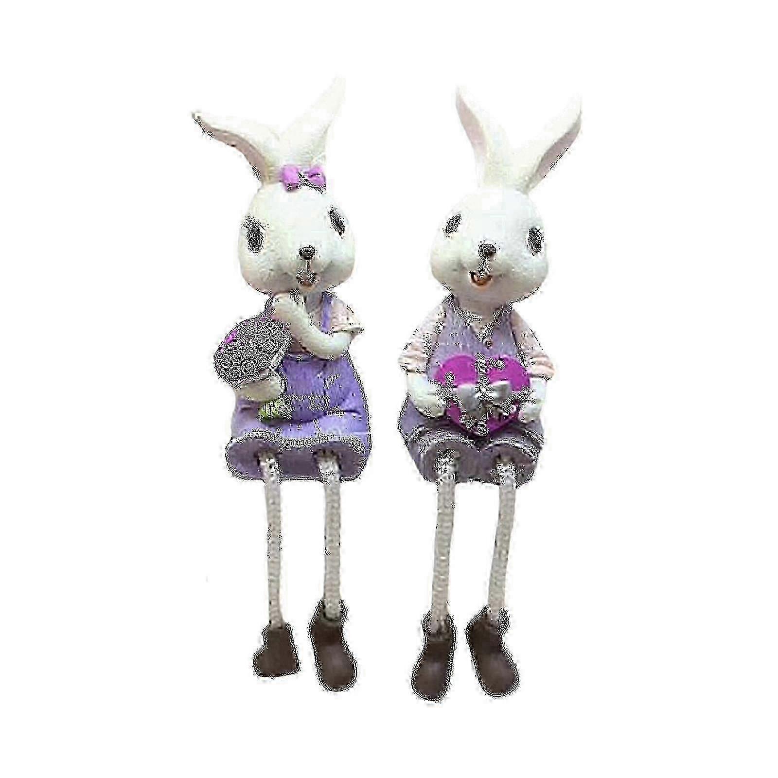 Easter Resin Bunny Eggs Easter Decorations, Spring Easter Rabbit Figurine 2025