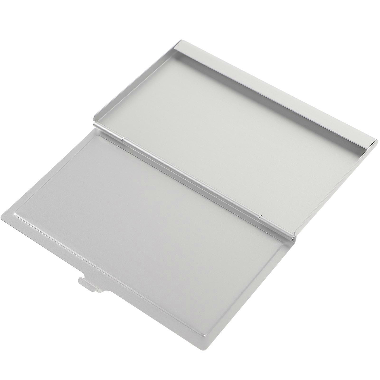 Sublimation Card Container Aluminum for Storage Use 2Pcs Silver Box