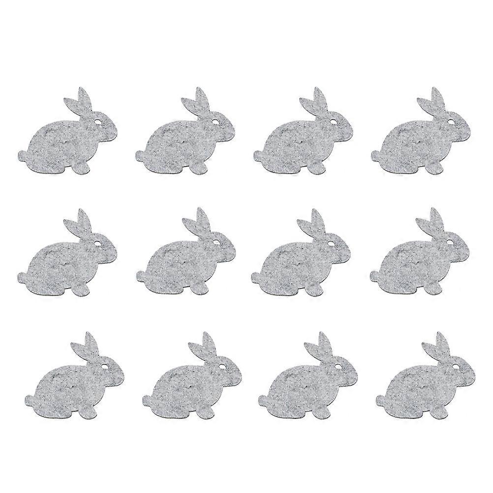Easter Coasters Grey Rabbit Design Decorative Table Mat for Table Protection 72Pcs