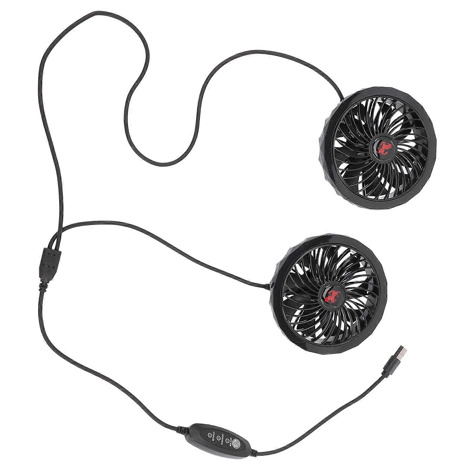 Cooling Clothes Fan for Workwear Air Conditioner 2Sets USB Powered