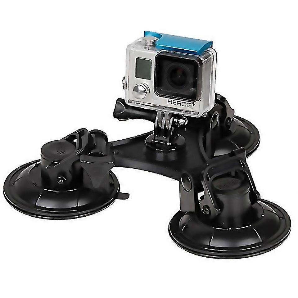 For New Xm70b Triangle Direction Suction Cup Mount With Hexagonal Screwdriver For Gopro Insta360 Dji