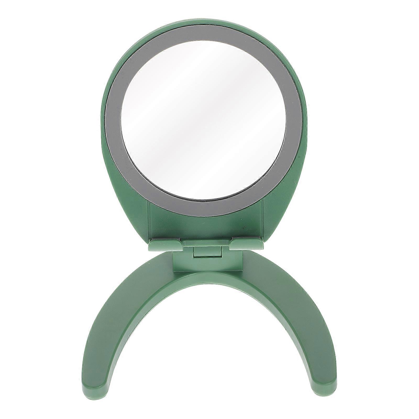 Mirror Phone Holder 3Pcs Adjustable Desktop Bracket For Live Streaming With Simple Design In Green Color