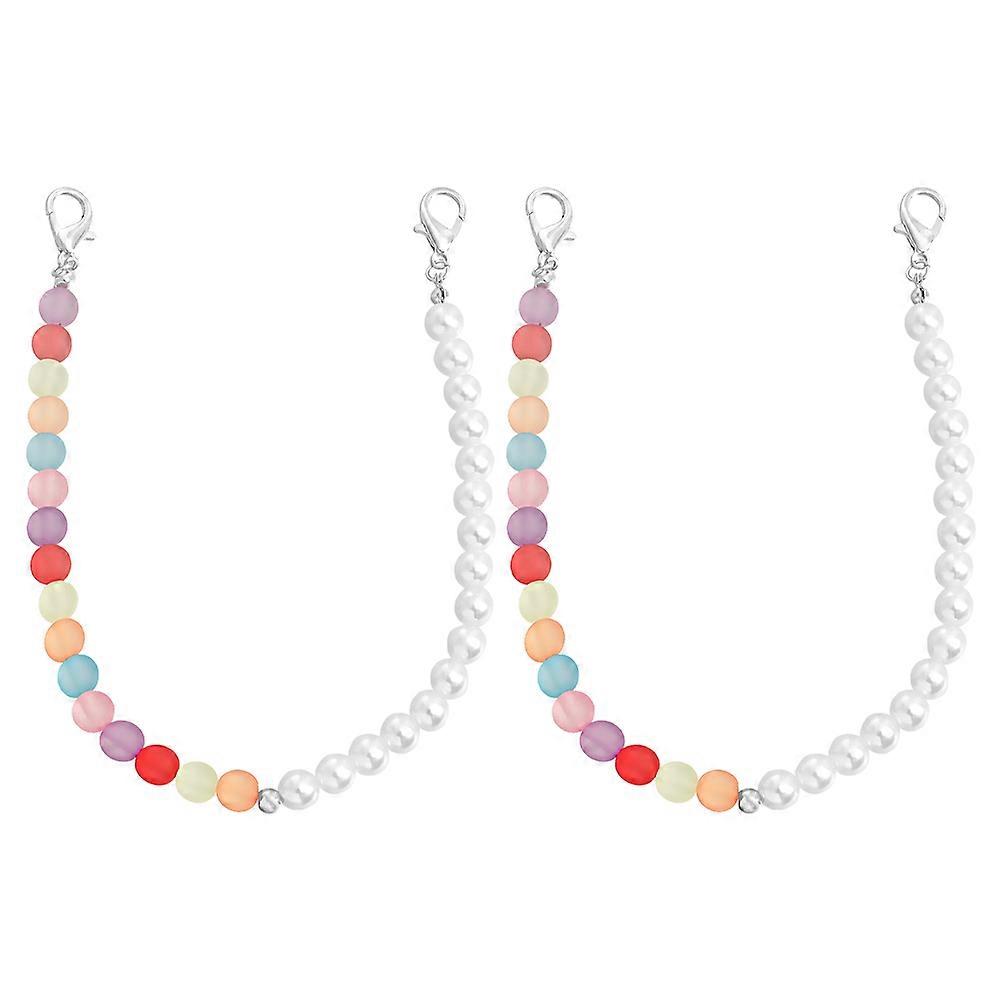 Shoe Charm for Women Boot Chains Decorative Shoe Chains 2Pairs