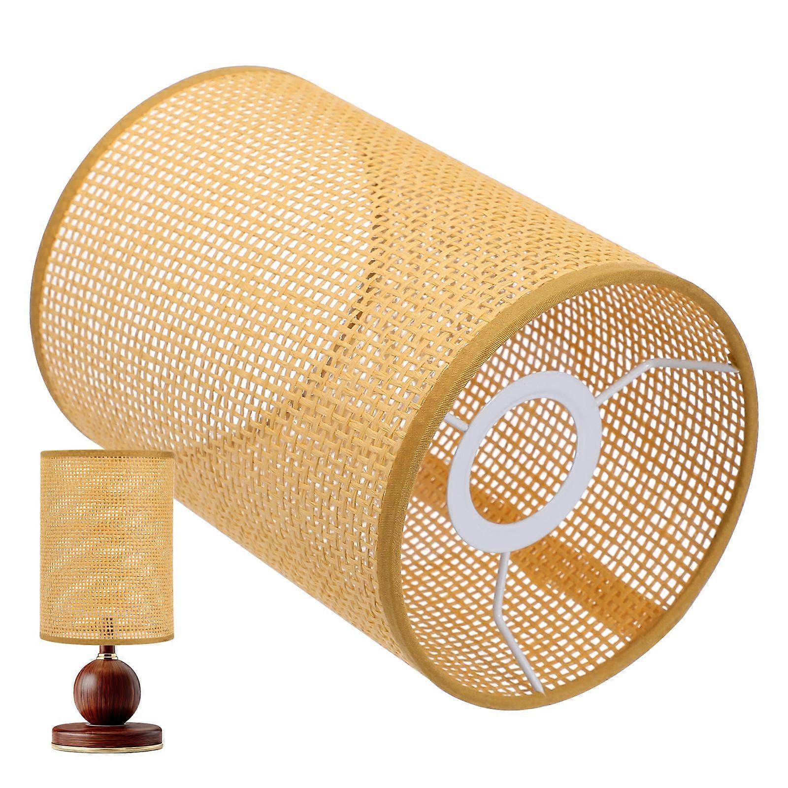 Rattan Lamp Shades for Table Lamps Rustic Lamp Shade for Decoration 3Pcs