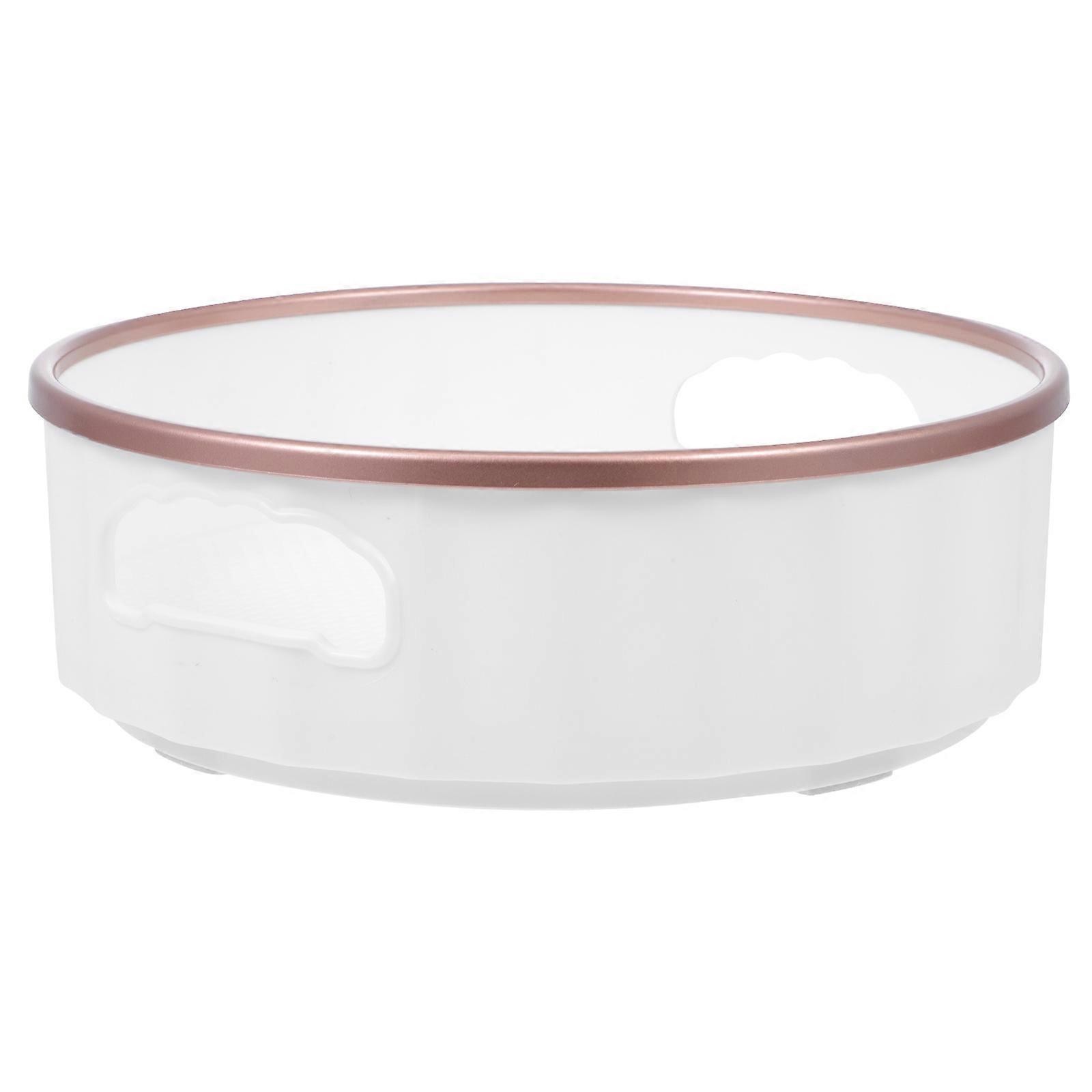 Kitchen Multifunctional Rotating Shelf Condiment Container 22.8X22.8CM ABS Revolving Design 1Pcs