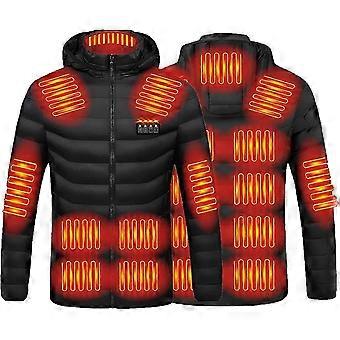 Heated Jacket For Men And Women Heated Coat Hooded Heating Warm Jackets Windproof Usb Charging Electric Body