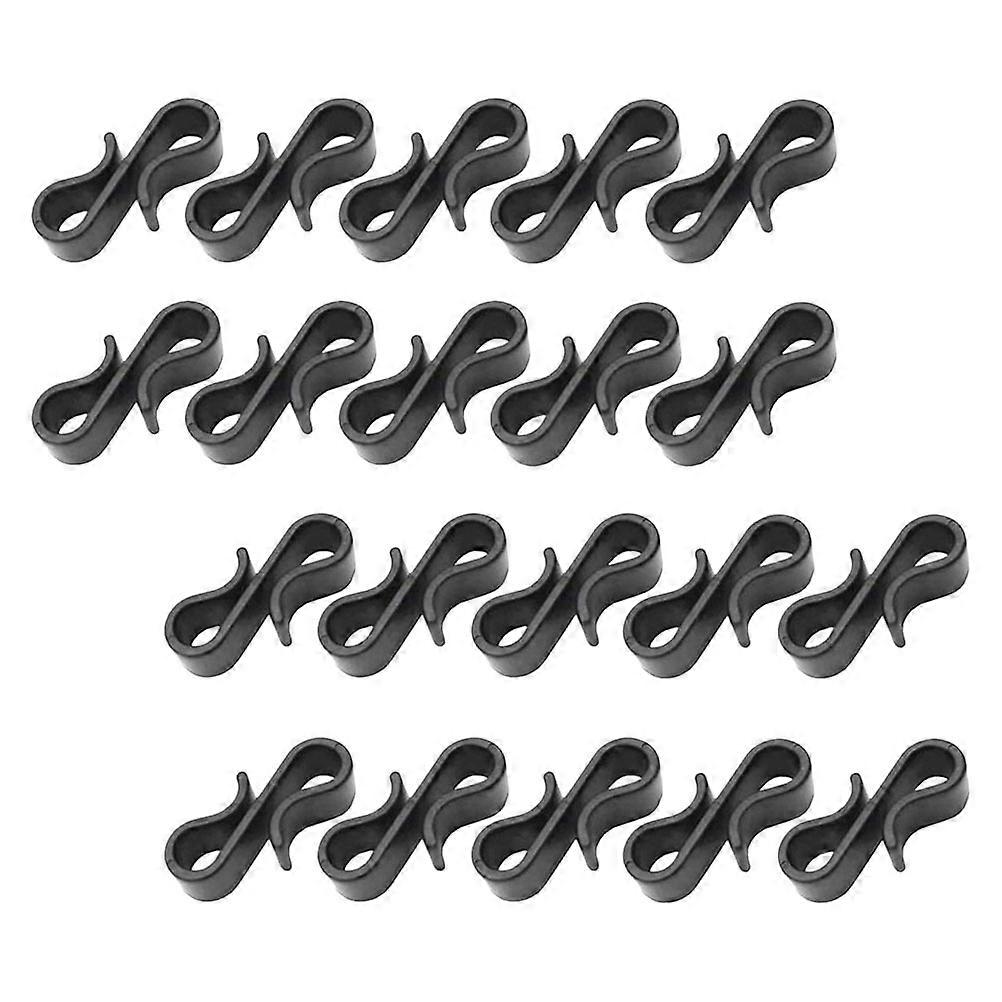 Mini Gutter Hooks Plastic Light Clips for Christmas Light Hanging 250 Pieces