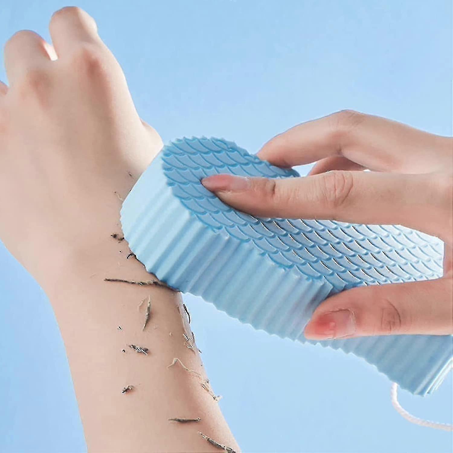 Éponge de bain exfoliante super douce, éponge de bain pour bébé 3d, éponge de douche de nettoyage de peau morte