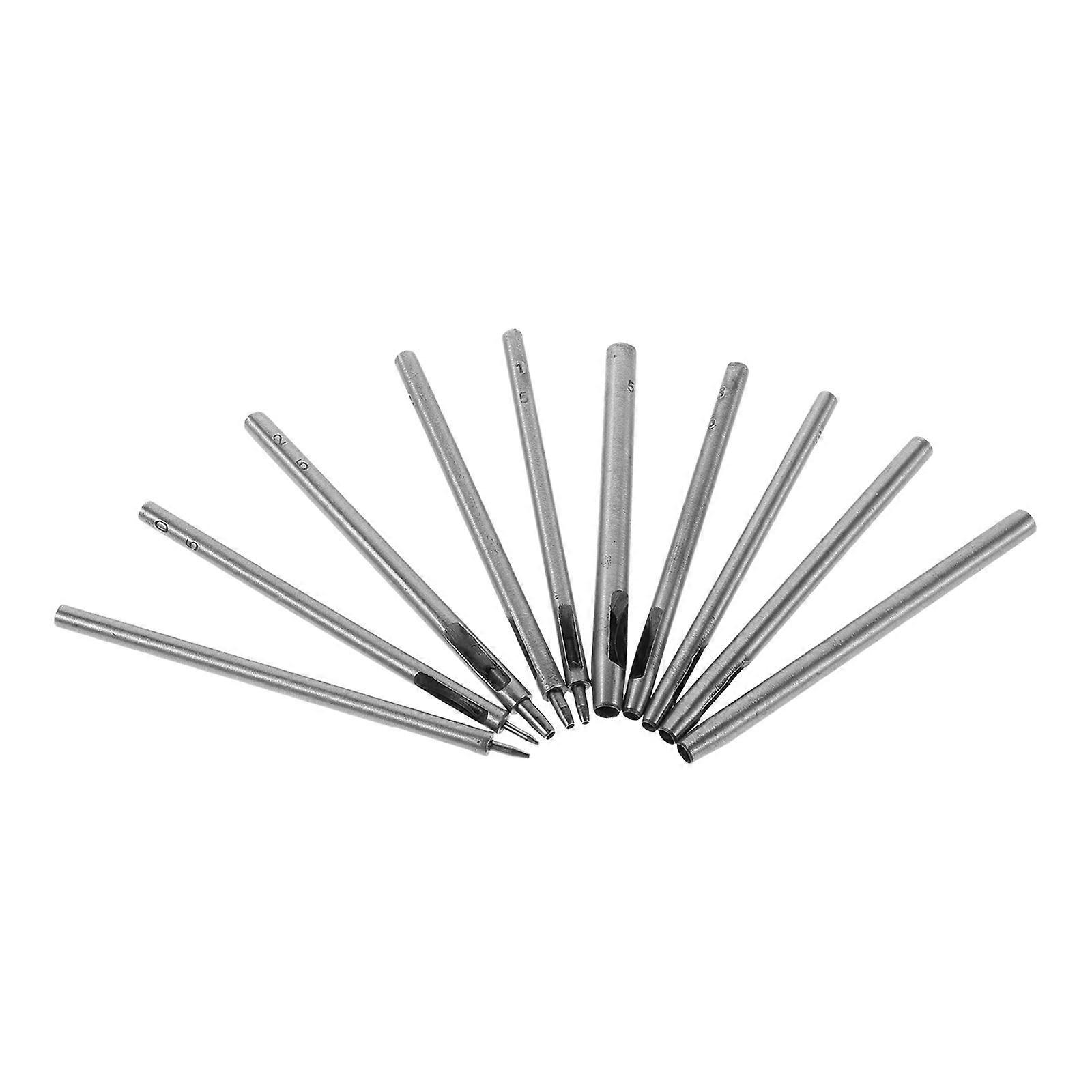 Hollow Punch Steel Tool for Crafts 30Pcs Kit
