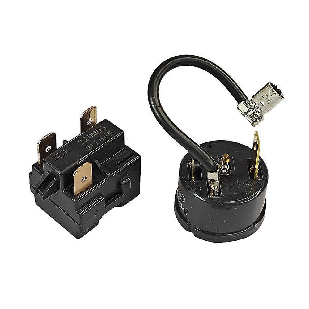 220MD3 Overload Protector Freezer Compressor Starter Three-Legged Accessories for Midea Refrigerator