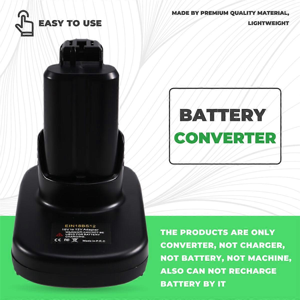 Battery Tool Adapter for 18V Li-Ion Batteries Converts