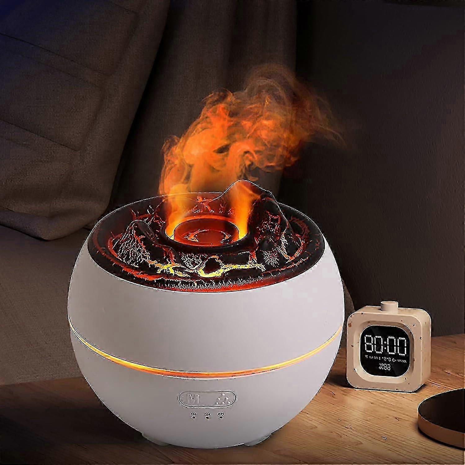 Essential Oil Diffusers With Auto Timer, 360ml Volcano Aromatherapy Diffuser For Home Bedroom, Volcano Humidifier Aroma Diffuser