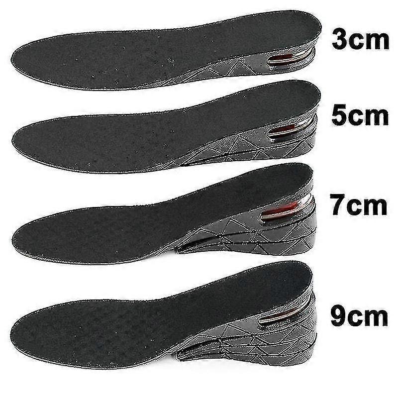 3-9cm Invisible Height Increase Insole Cushion Height Lift Adjustable Cut Shoe Heel Insert Taller Su