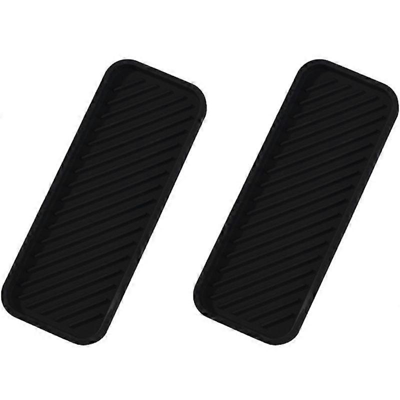 2 Pack Kitchen Sink Organizer Tray,Sponge Holder For Kitchen Sink