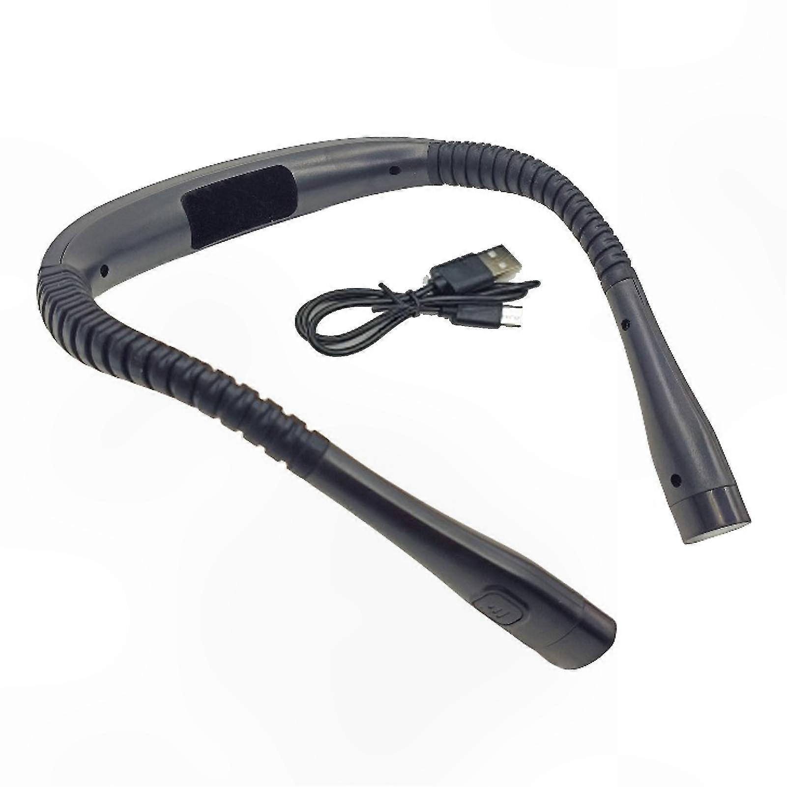 USB Rechargeable Neck Light with 3 Color Modes for Hands-Free Reading and Eye Comfort