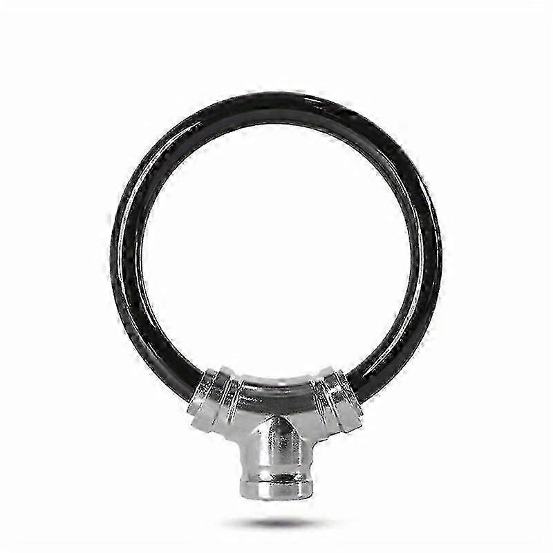 Bicycle Cable Ring Lock For Outdoor Cycing Anti-theft Zinc Alloy Lock Core Portable Security Cable Lock With 2 Key miao7