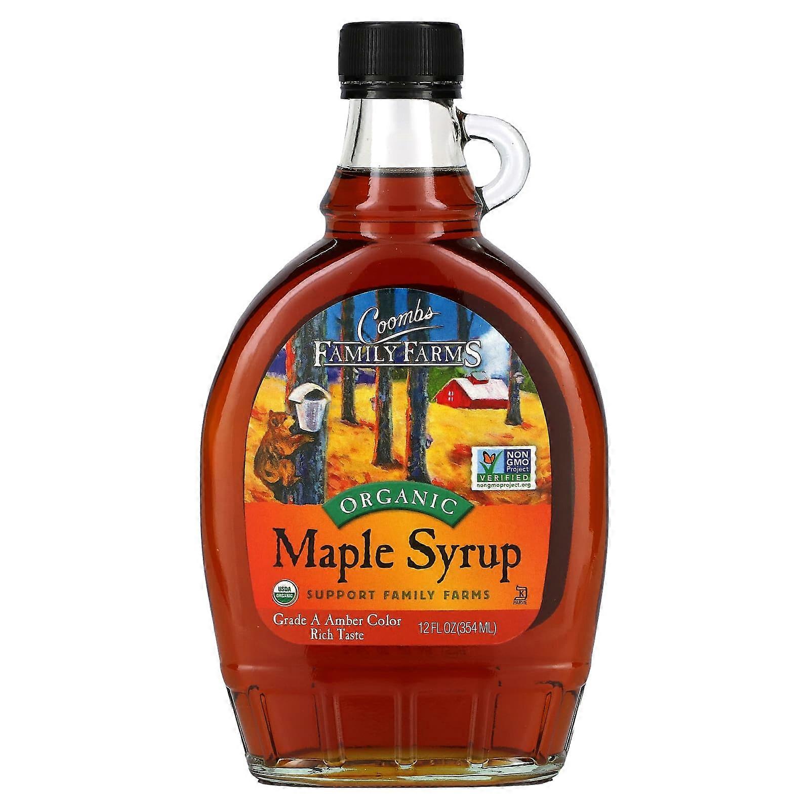Organic Maple Syrup, Amber, 12 fl oz (354 ml)
