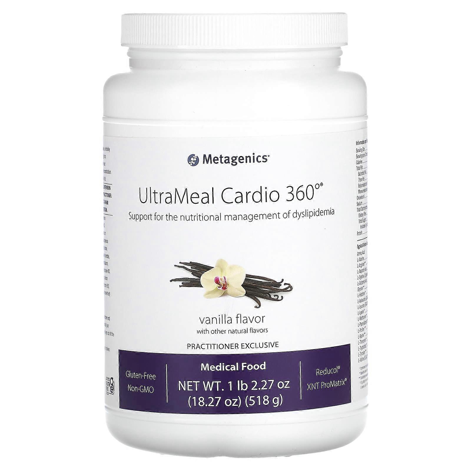 UltraMeal Cardio 360ÃÂÃÂÃÂÃÂ¬ÃÂÃÂ¢ÃÂÃÂÃÂÃÂ,  Medical Food, Vanilla, 1 lb 2.27 oz (518 g)