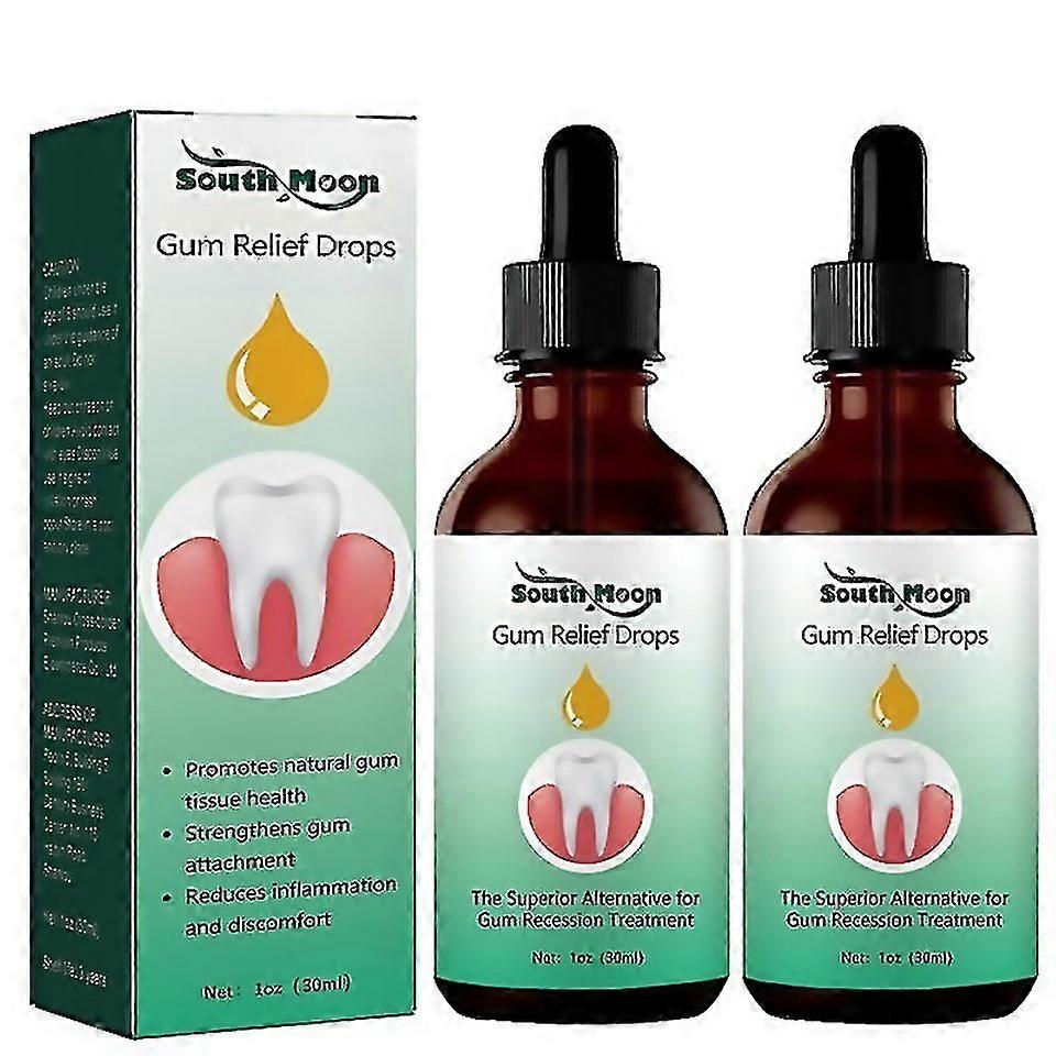 For 2pcs Gum Drops Clean Teeth Remove Teeth Macular Relieve Mouth