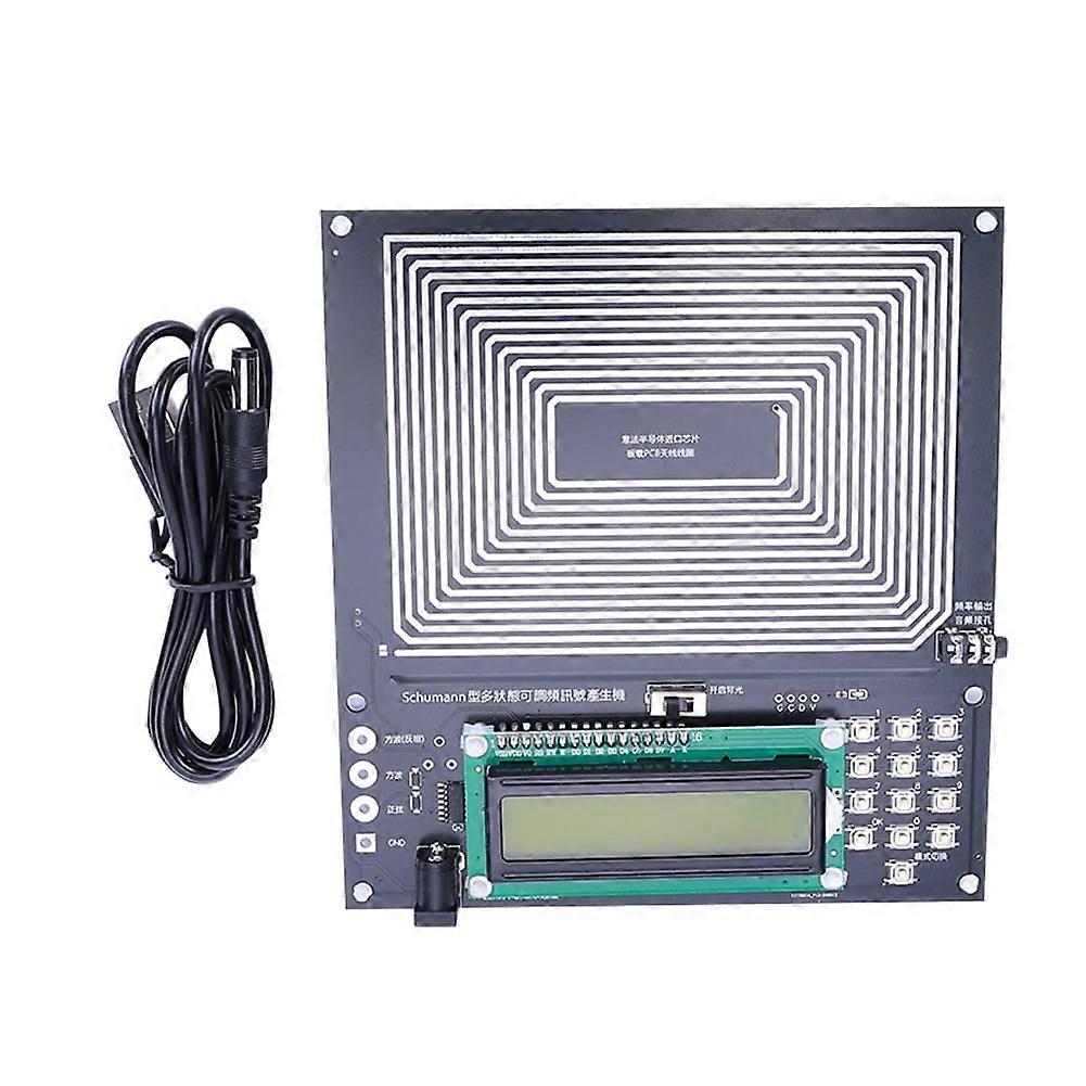 husxh 7.83Hz Schumann Resonance Signal Generator 0.1Hz~30kHz Adjustable Ultra-low Frequency Pulse Wave, Pure Sine, FM Signal Generator