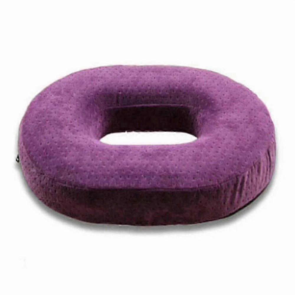 Memory foam cushion for orthopedic back pain relief