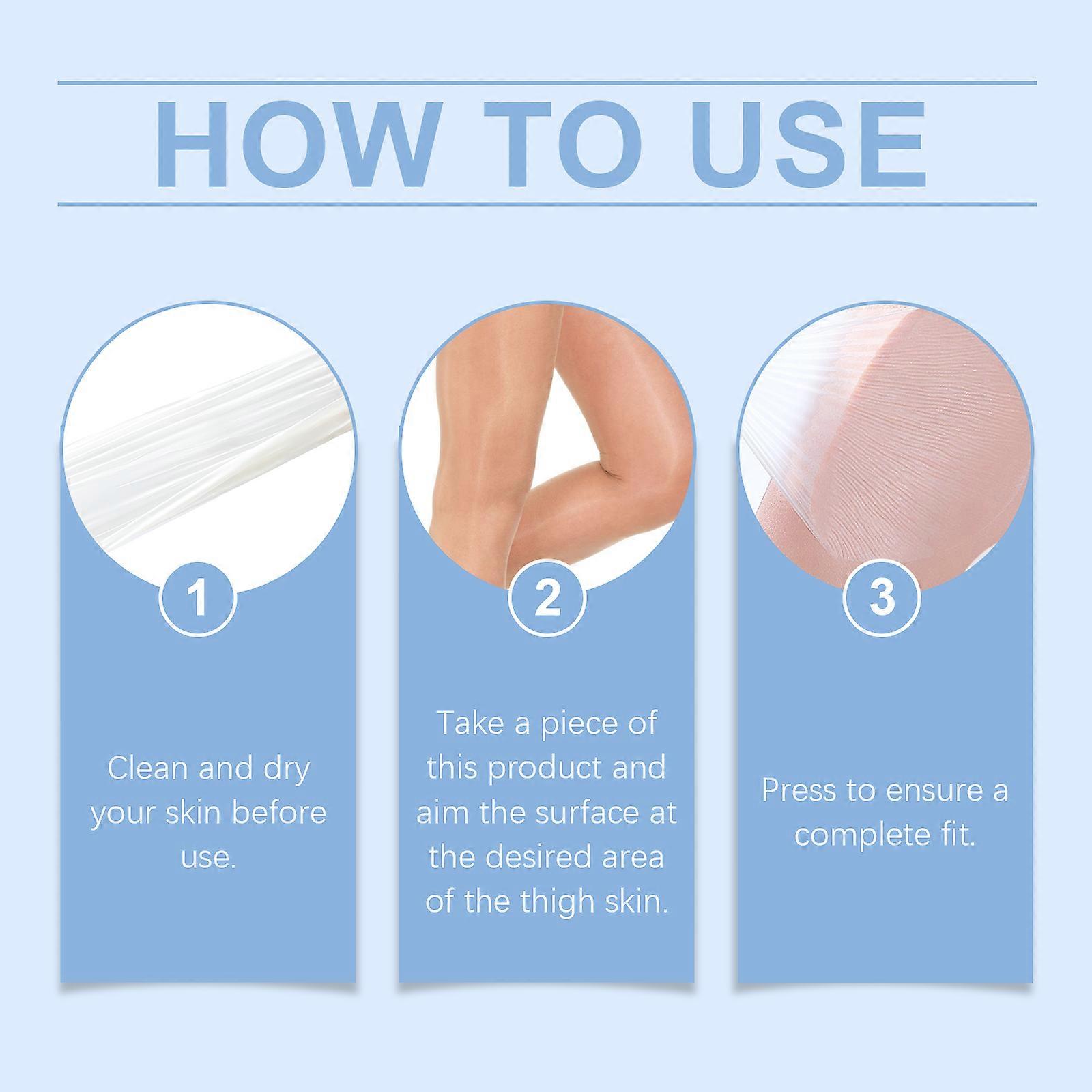 Jaysuing Leg Anti-Friction Patch, A Transparent Protective Patch For Daily Leg Anti-Friction Care And Skin Comfort During Travel