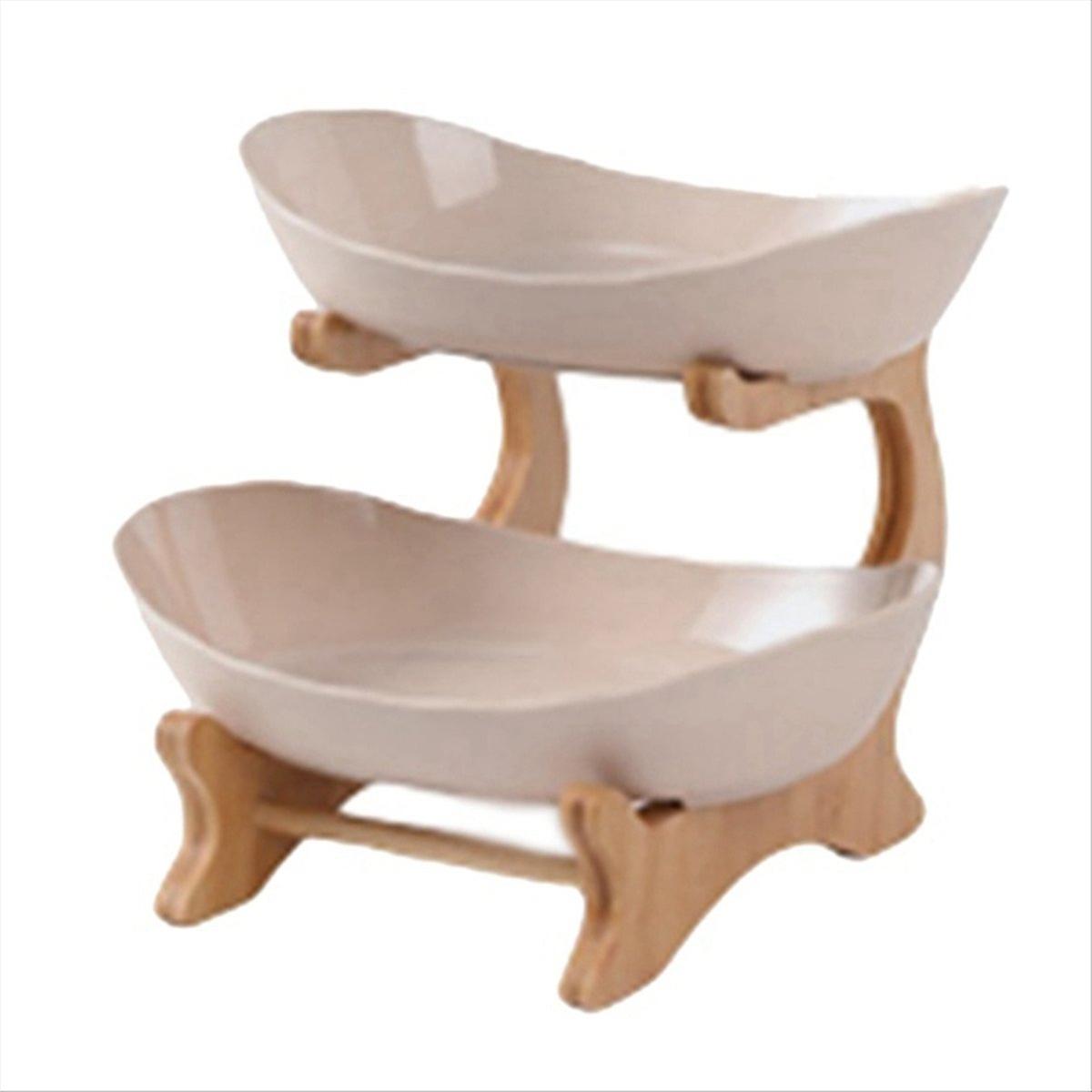 Fruit Tray Racks Table Plates Dinnerware Kitchen Fruit Bowl B