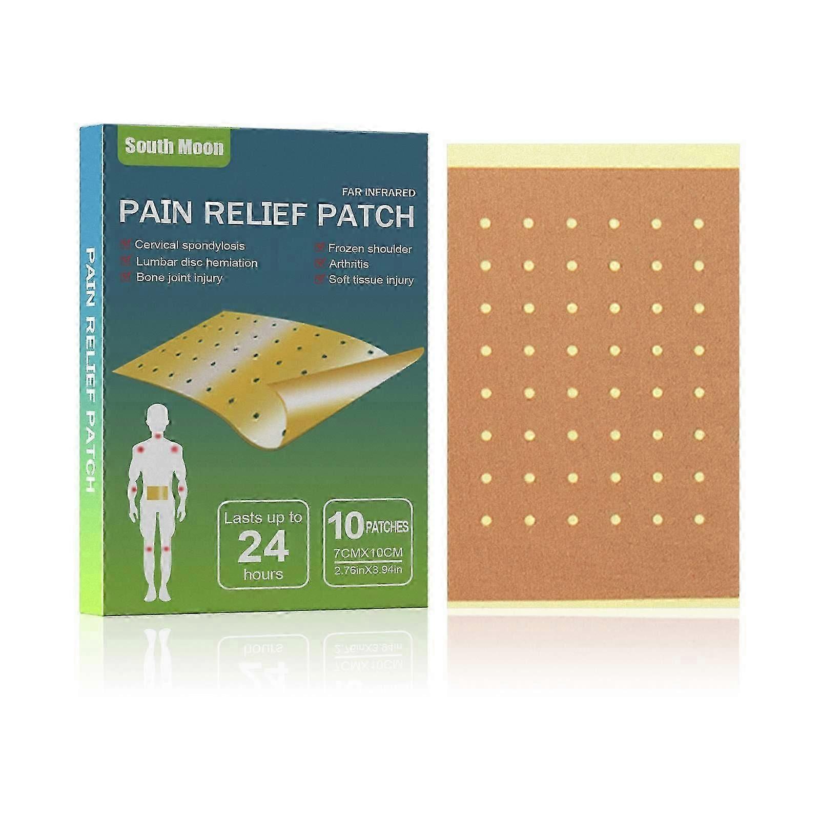 Herbal Pain Relief Patches for Neck and Joint Support Elastic Fabric Safe for Spondylosis Arthritis Muscle Strain Recovery Solution