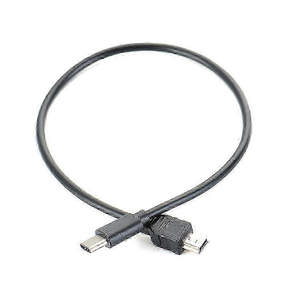 30cm Type C To Mini Usb Camera Otg Copy Conversion Cable Black