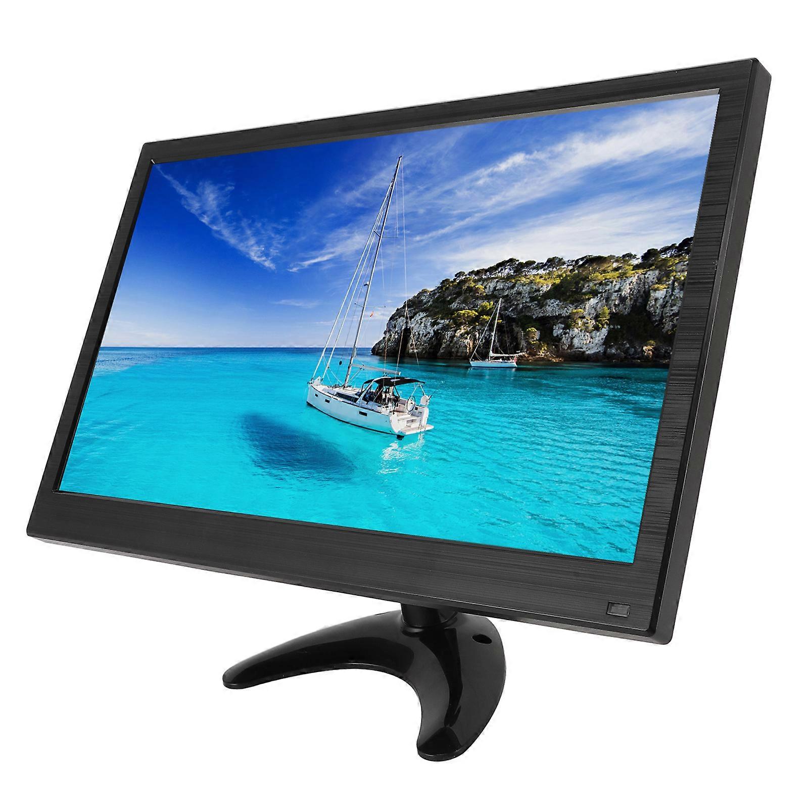 14 Inch HD External Display 1920x1080 with BNC AV VGA HD Multimedia Interface USB MIC AUX Built in Speaker for RasPi PC TV Game Security Camera AU Pl