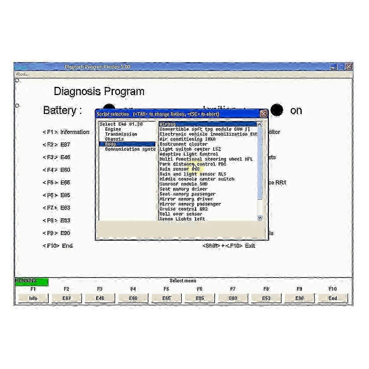 BMW INPA K+DCAN Compatible OBD2 Diagnostic Scanner and Interface Cable for E-Series Models
