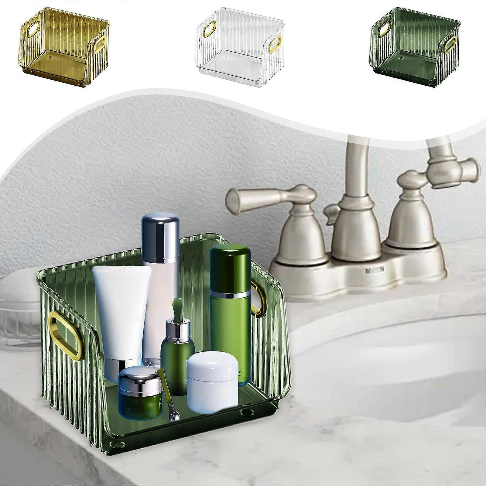 Jacenvly Halloween Decorations Indoor - Compatible with Water Cup, Milk, Dorm Storage Shelf, Transparent Stackable Desktop Organizer