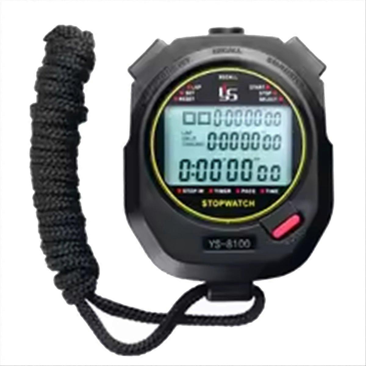 Sport Handheld Stopwatch Timer with 1/1000 Second Precision