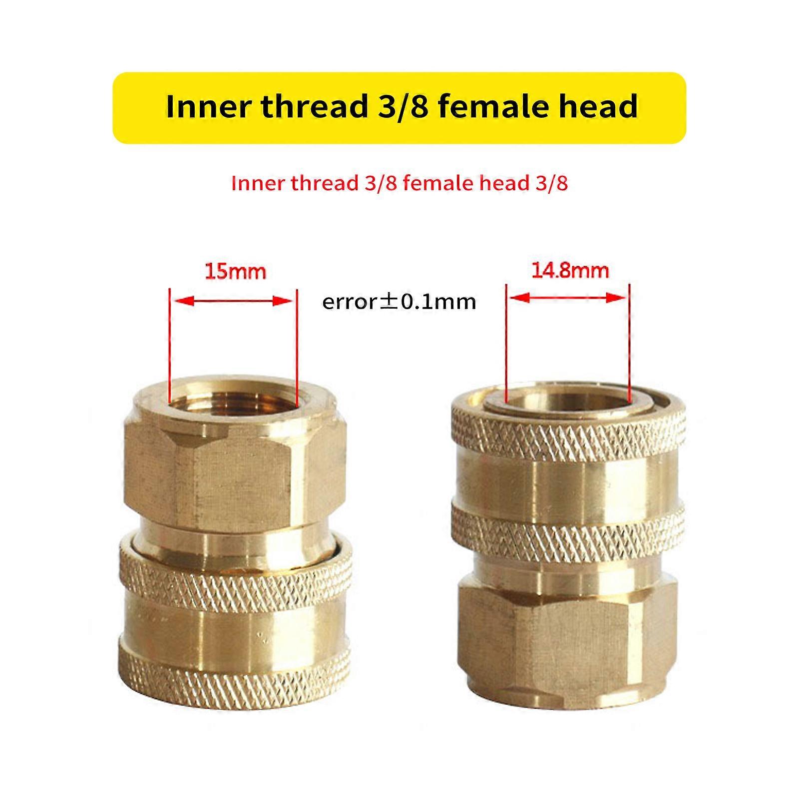 Car pressure washer quick connect kit 3/8inch 8pcs set