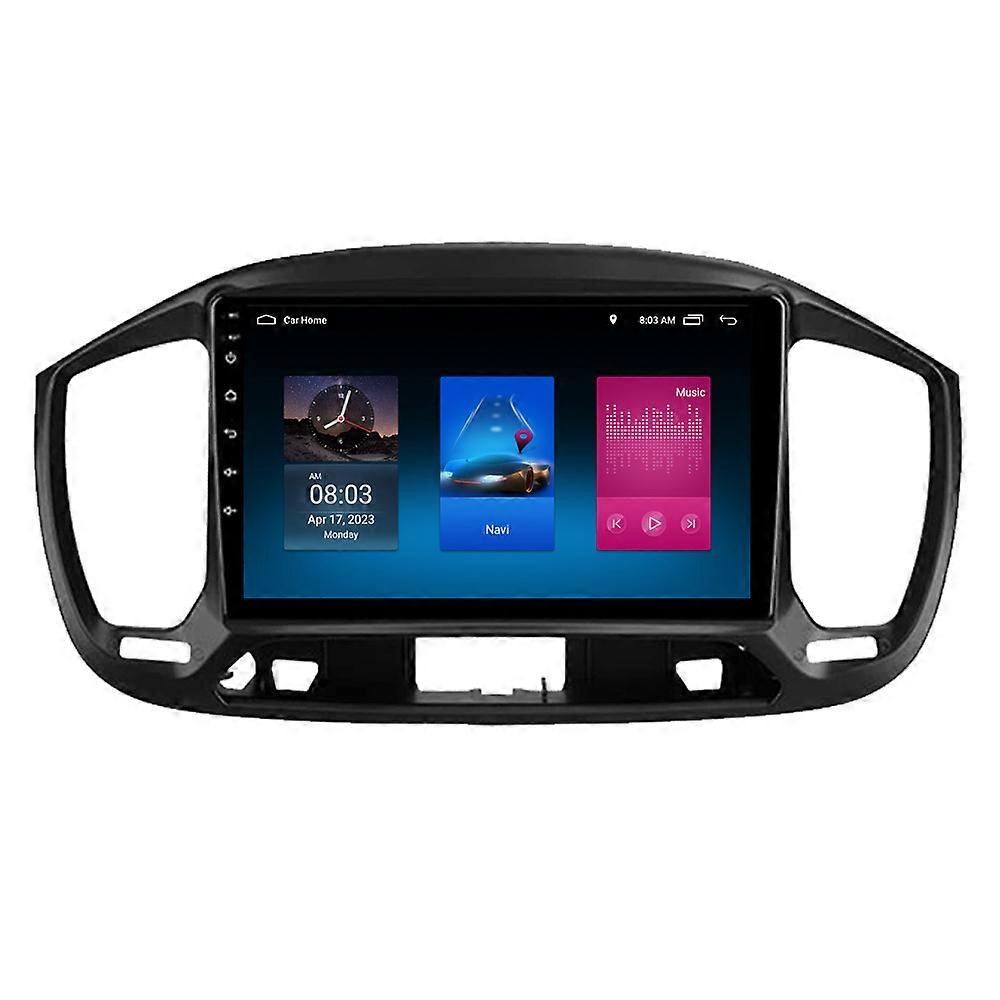 RoverOne Car Stereo Radio Bluetooth CarPlay Android Auto GPS Sat Nav Touch Screen for Fiat Uno 2014-2020