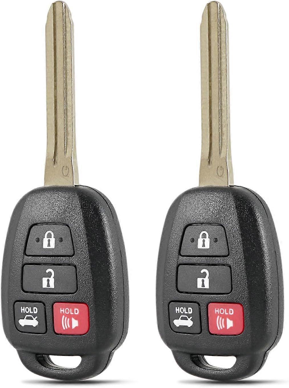 G chip 2PCS Remote Key Fob Replacement for 2012 2013 2014 Toyota Camry Keyless Entry Remote Fob HYQ12BDM 8907006420