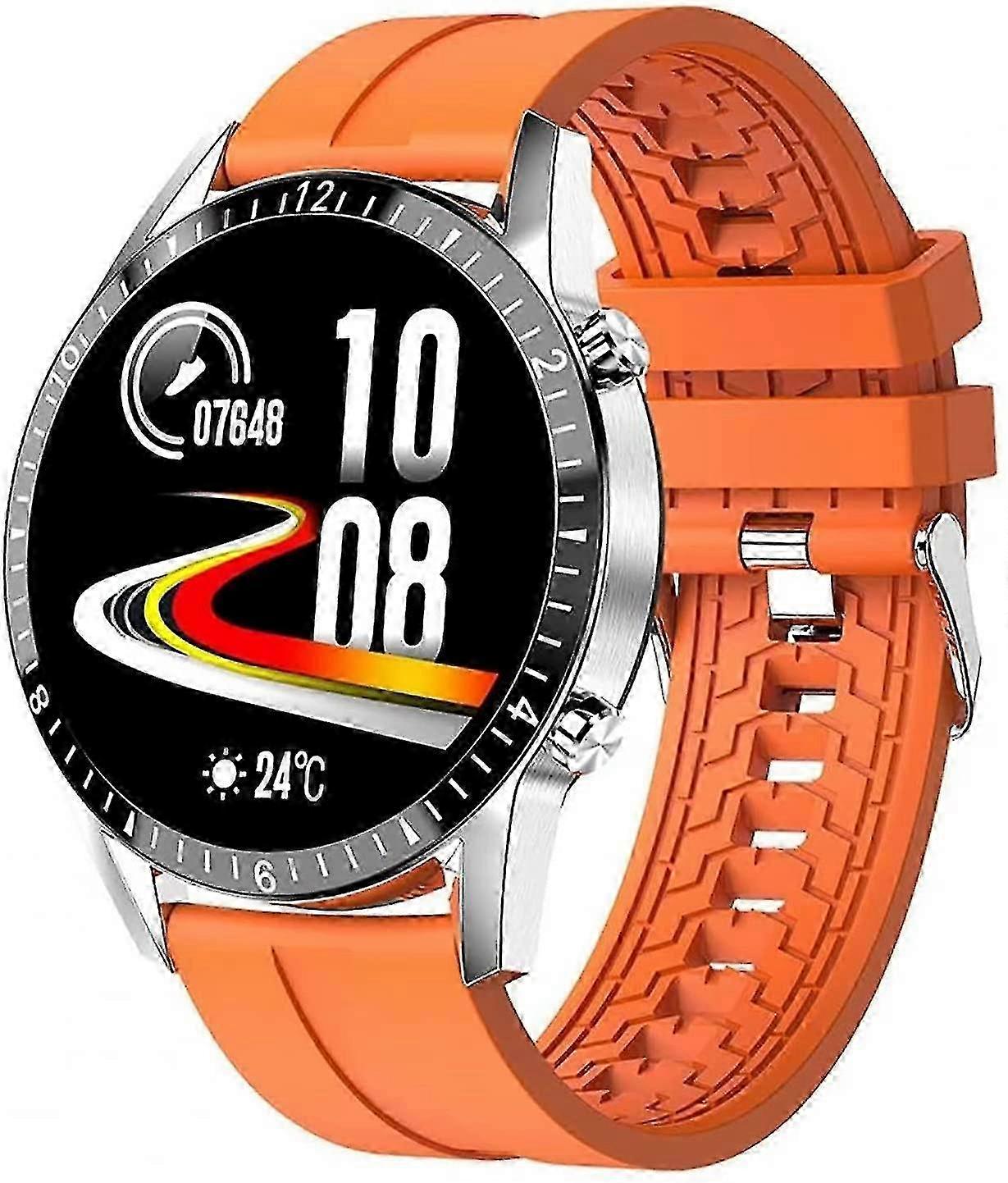 Bluetooth Talking Smart Watch With Blood Pressure/oxygen Monitoring (orange)