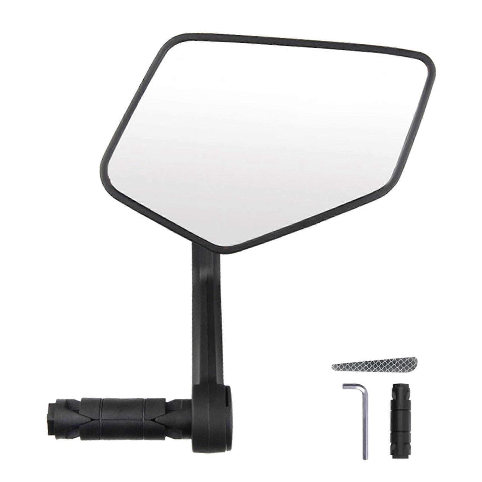 Handlebar Mounted Rear View Mirror 360 Degree Adjustable Rotatable For Bikes Bicycles