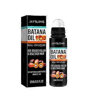 Jaysuing Batana Hair Rollerball odżywia cebulki włosów, regeneruje suche i kręcone włosy, wzmacnia i wygładza.