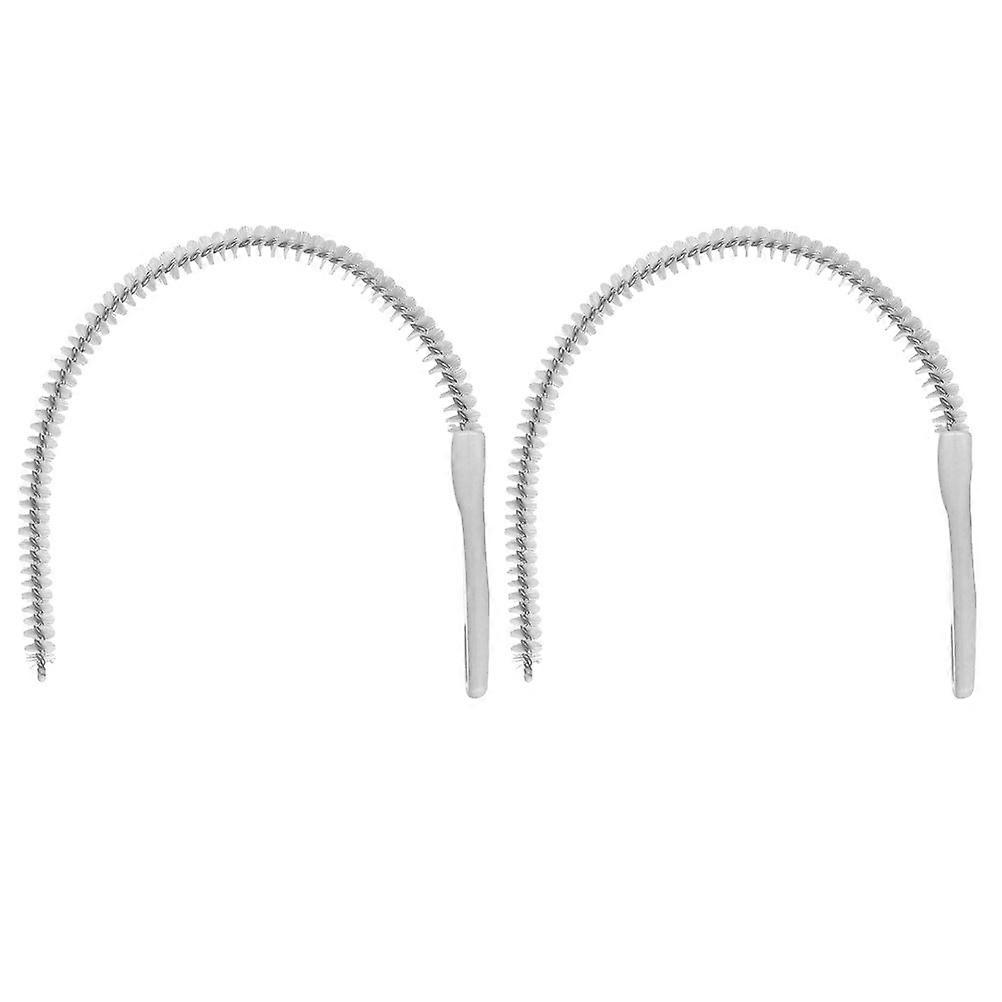 Sewer Cleaning Accessory Pipe Dredging Brush for 2Pcs Bathroom Drain