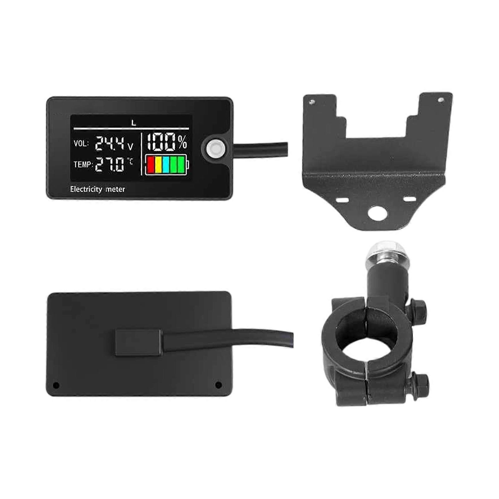 Worldwide 100V Battery Potential Meter With Overcharge Security Easy Installation For Golfing Cart Automobiles Multicolor