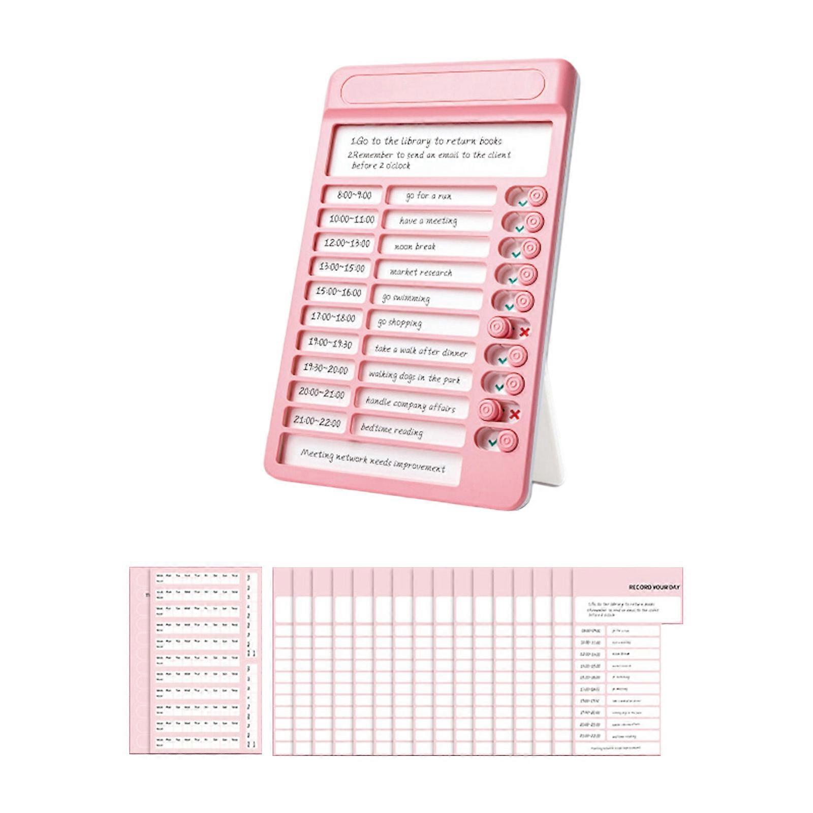 Organizational Tool For Students Professionals To Boost Productivity Through Customizable Checklist System  Pink
