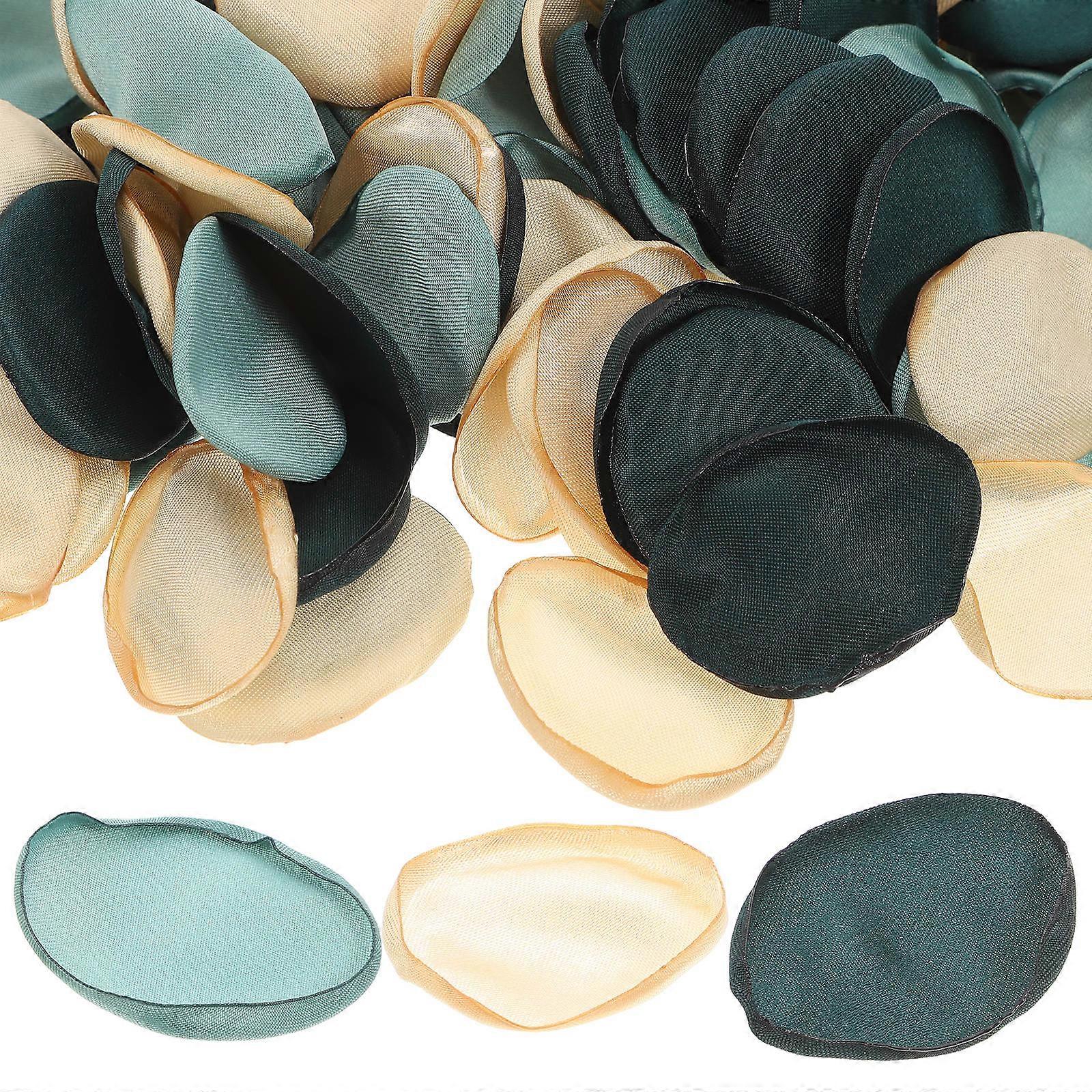 Artificial Rose Petals for Wedding Decoration Made from Satin 1Set