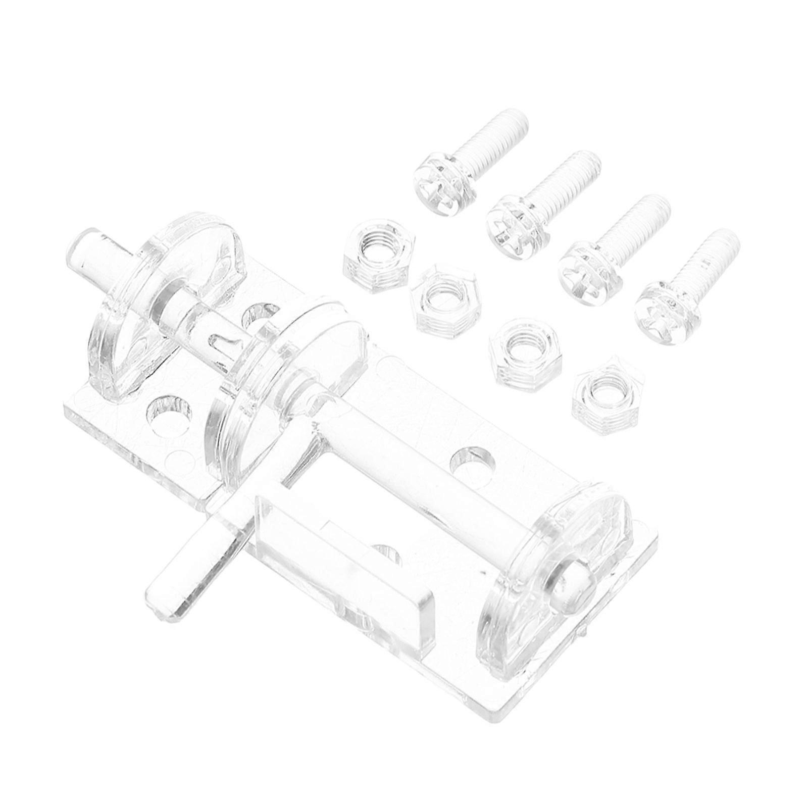 Acrylic Transparent Door Bolt Lock for Secure Door Safety