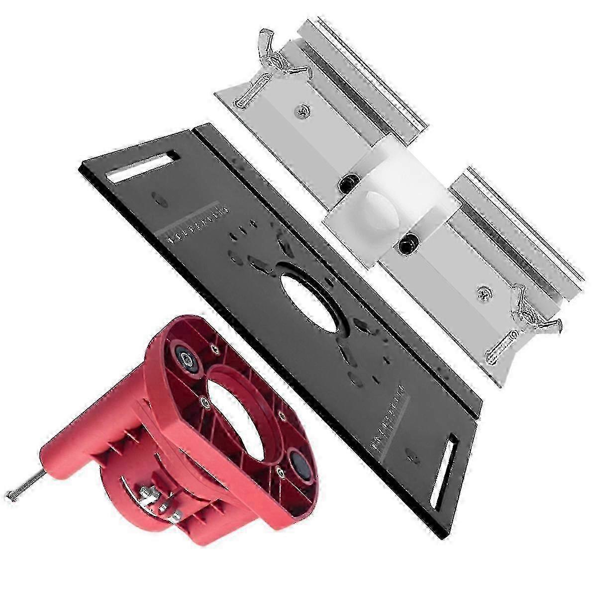 Precision Router Table Lift System -Router Plate Insert Set- for Quick,Accurate,Reliable & Repeatab