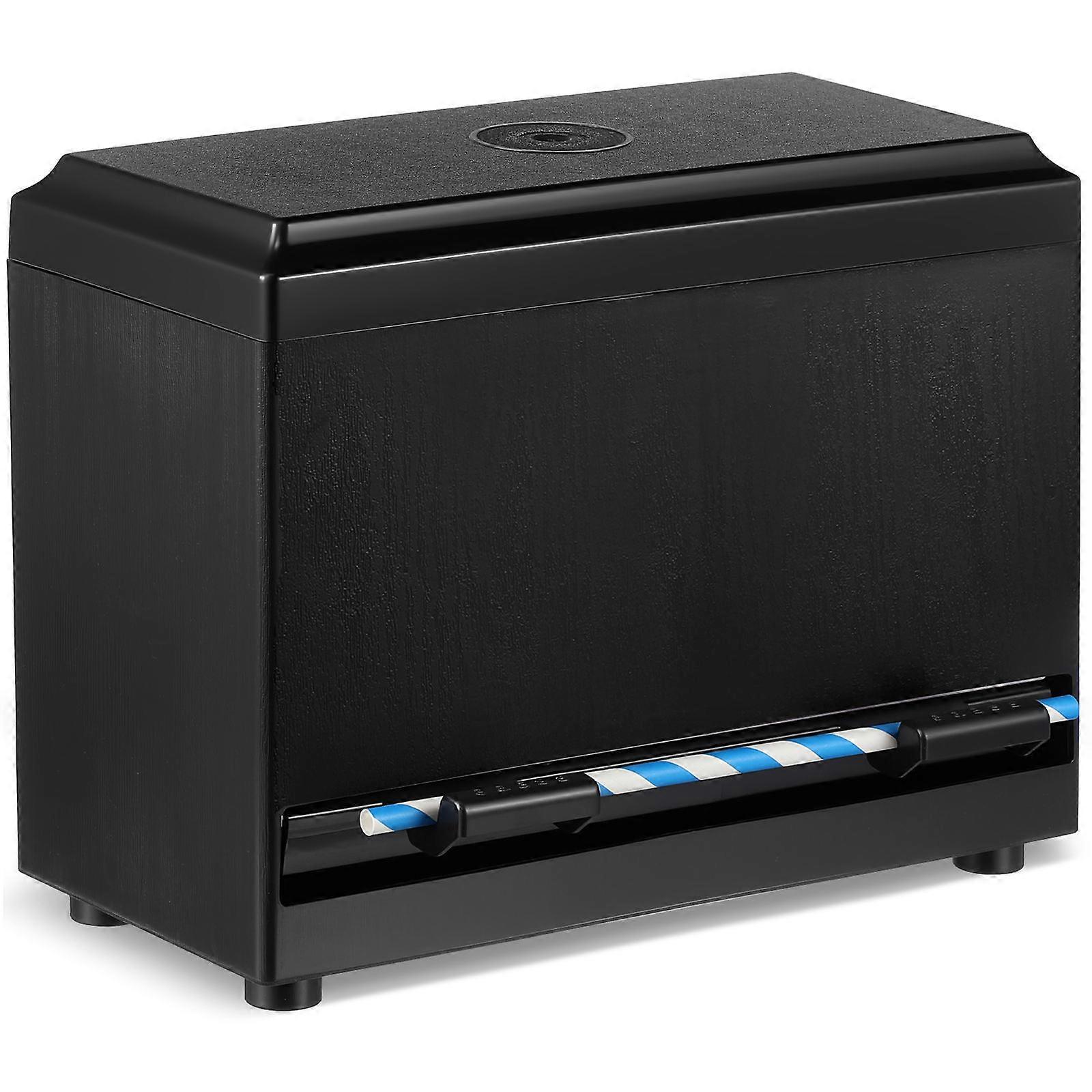 Push-type Automatic Straw Box Convenient Straw Case Practical Pipette Storage Container for Milk Tea Shop Cafe